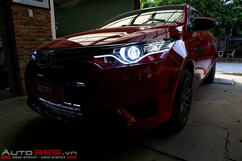 Toyota Vios Nâng Cấp Mod lenses Bi Morimoto